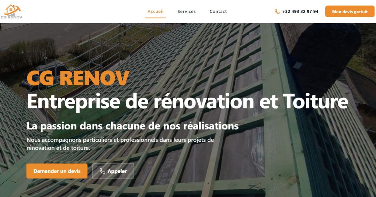 Apercu du projet CG Renov